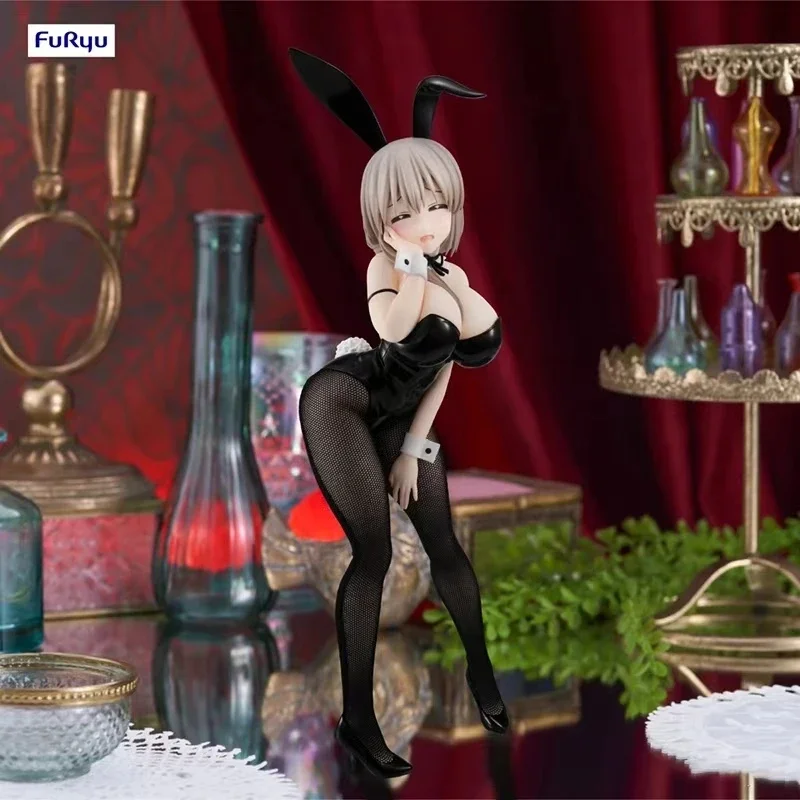 Original Genuine FuRyu Uzaki-San Wants To Play 22cm Uzaki Tsuki Bunny Girl Anime Figure Toys Gifts for Boy Toys Gifts In Stock