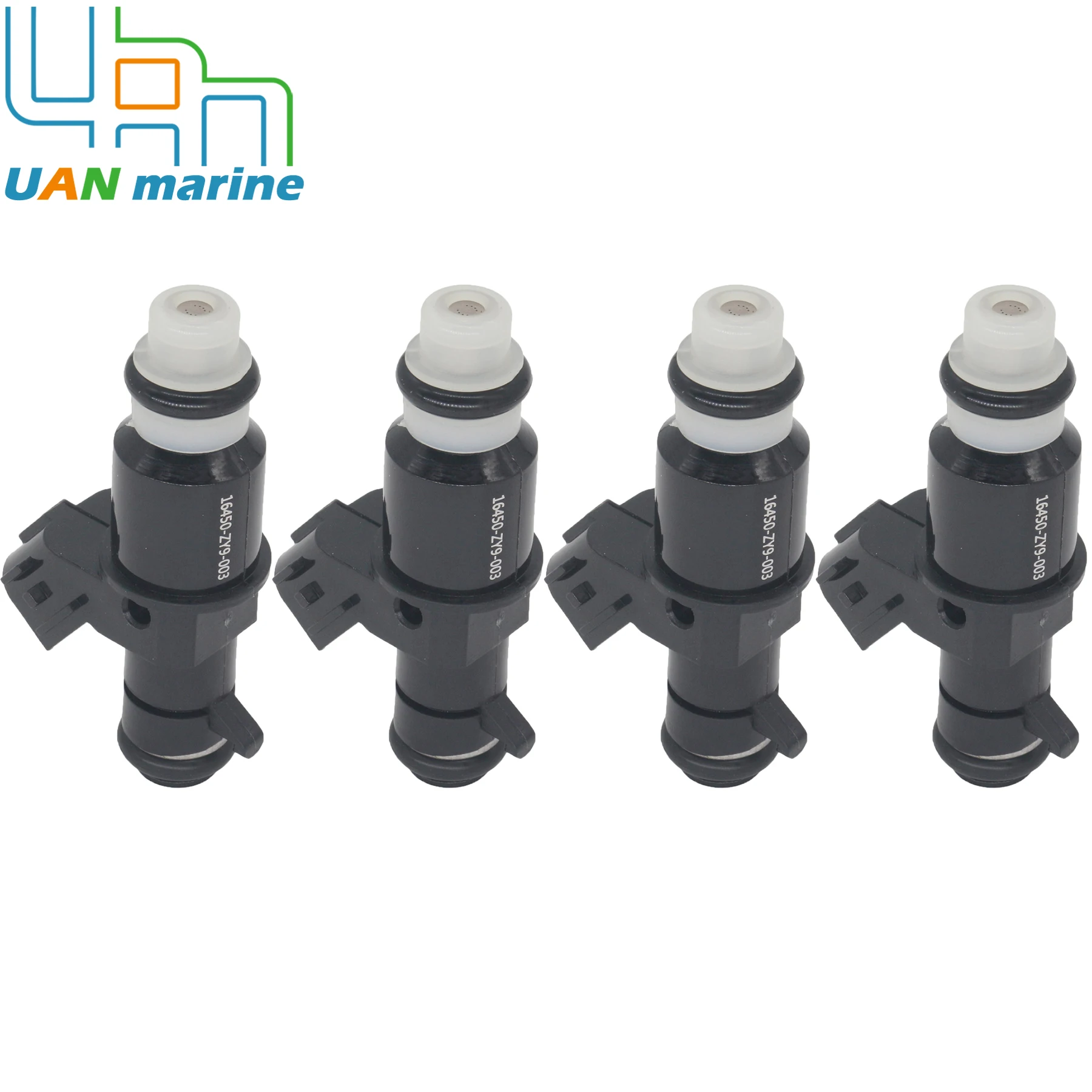 

4 Sets 16450-ZY9-003 Fuel Injector Nozzle Unit for Suzuki Outboard 4-Stroke 75HP 90HP 100HP Engine Models 16450ZY9003