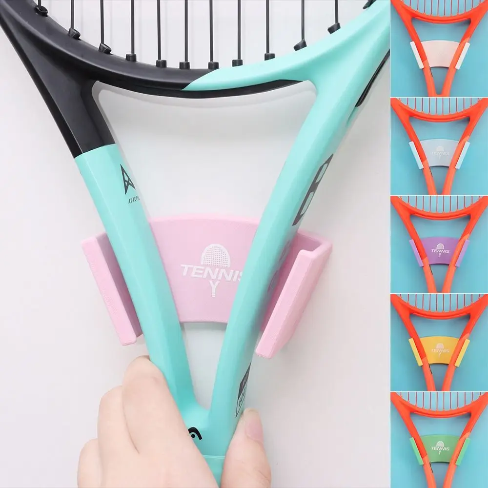 Wandmontierter Tennisschlägerhalter Selbstklebender Kunststoff-Badmintonschlägerhalter Ohne Bohren Langlebig – Detail 7