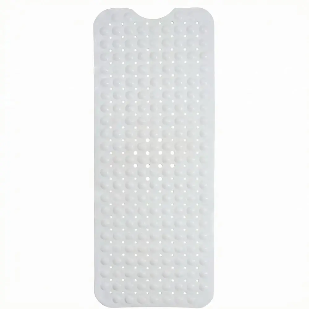 

Minimalist TPE Bath Mat for Tub & Shower, Non-Slip Bathtub Mat with Suction Cups, Soft and Comfortable Shower Mat, Quick Drai