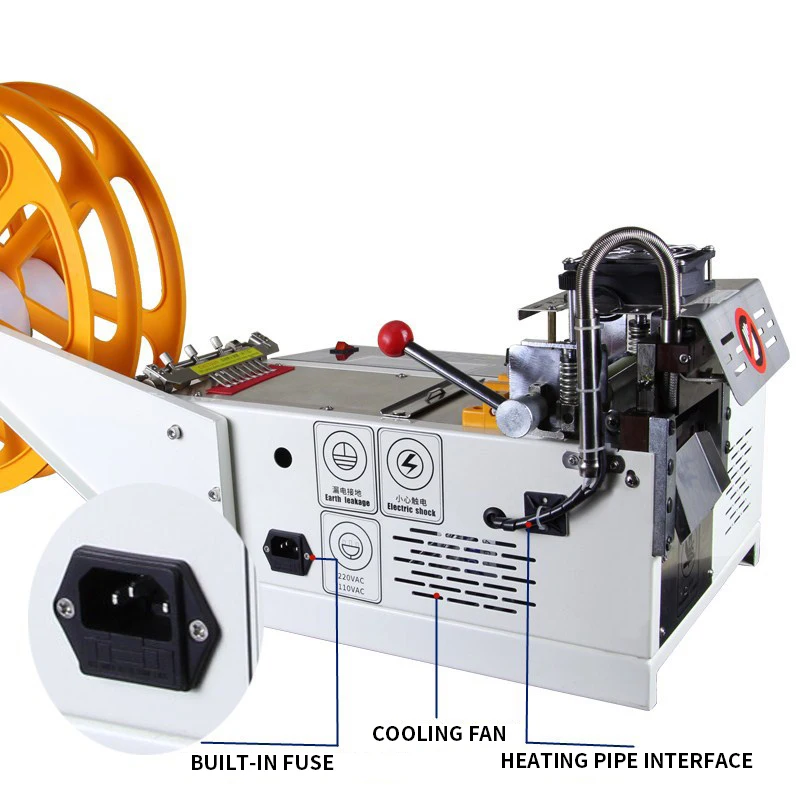 Automatic Computerized Tape Cutting Machine Cold and Hot Zipper Cutting Velcro Automatic Cutting Ribbon Machine Elastic Band