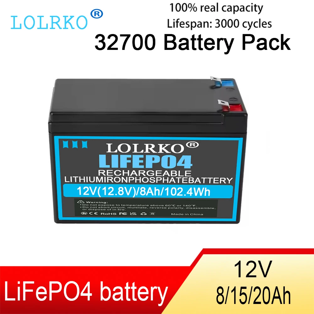 Image of LiFePO4 12V 8Ah 15Ah 20Ah Kinder-Elektroauto Spielzeugauto Motorrad Kinderwagen Batterie