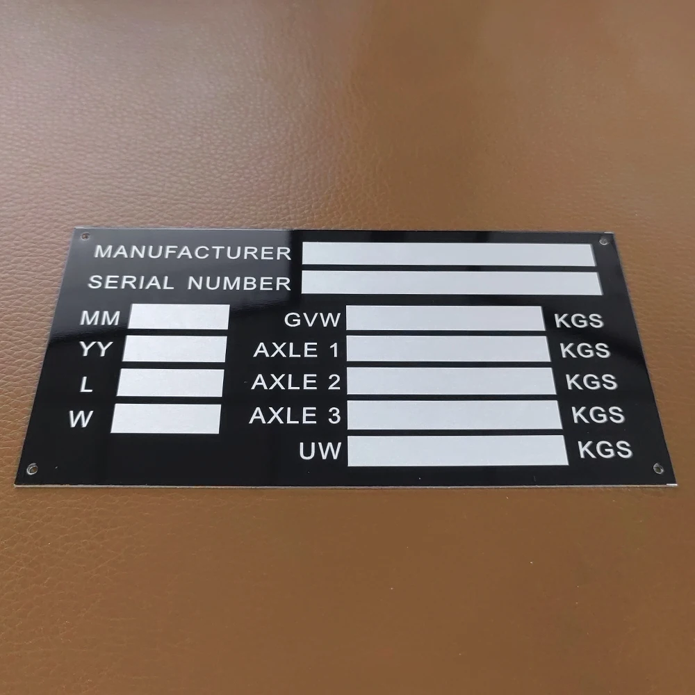 لوحات وزن مقطورة من الألومنيوم، أجزاء تخييم مسطحة ذات هيكل فين على شكل قافلة RV