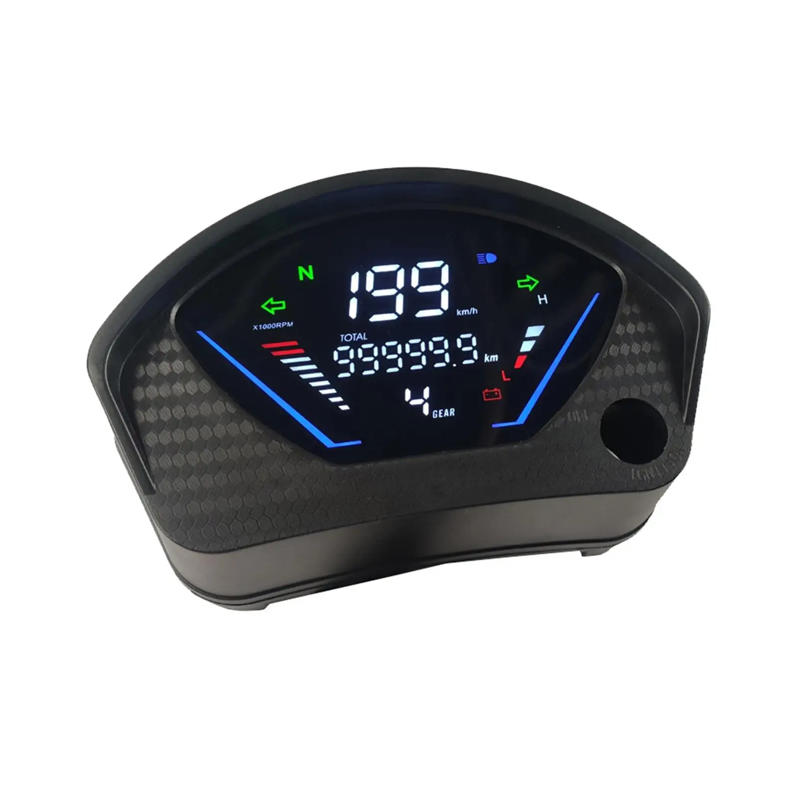 Motorcycle Digital Speedometer Left Right Indicator Gauge Dashboard Versatile for Honda CD70 Durable Lightweight Accessory