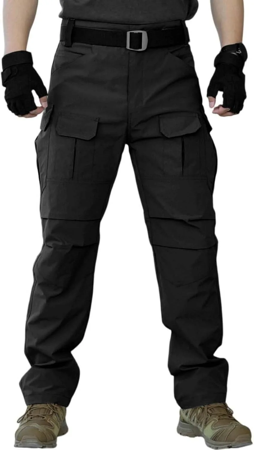 Men's Tactical Cargo Pants, Slightly Stretch Fabric, Soft and Breathable, Multi-Pocket, Suitable for Casual Outings