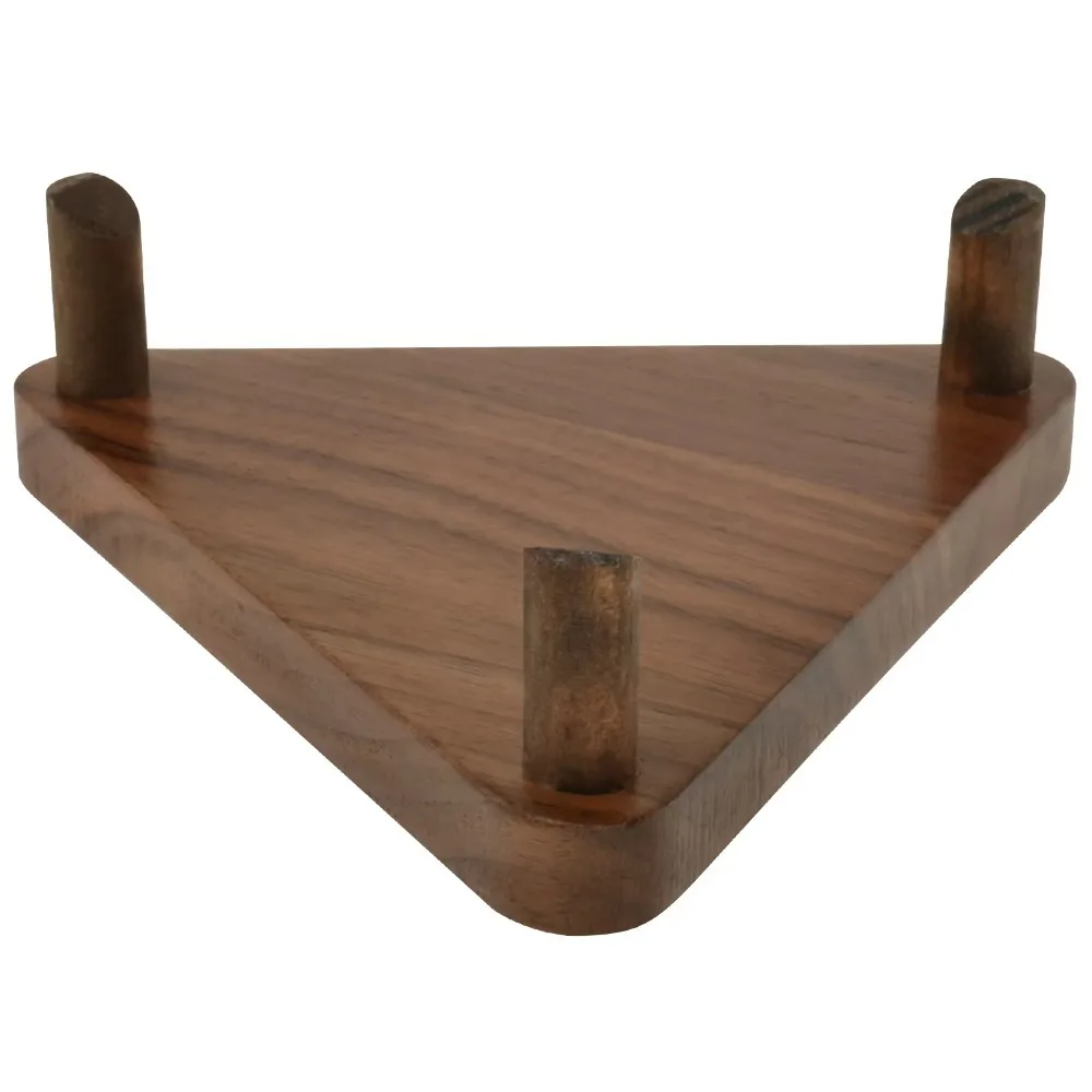

Wood Basketball Display Stand Triangle Rack Save Space Sports Ball Storage Racks Tripods Desktop Decorative Ball Display Holder