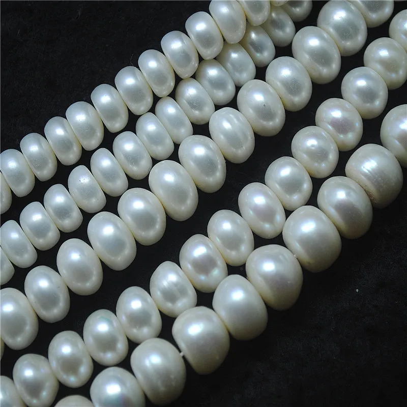 

1String 39CM Length Natural Cultured Freshwater Pearl Abacus Shape 6-7MM 8-9MM 9-10MM DIY Jewelry Accessories Top Selling