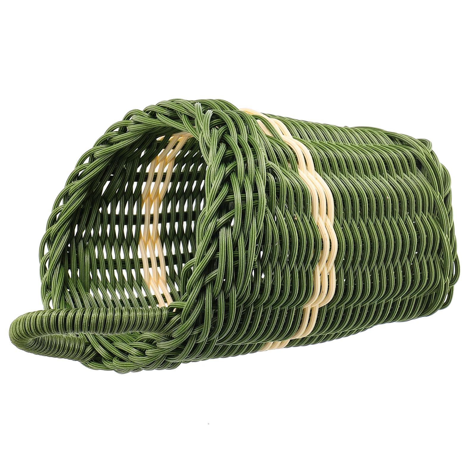 

Woven Storage Hanging Wall Vegetable Fruit Baskets Kitchen Sundries Plastic Garlic Baskets Small Woven Basket Wall Storage