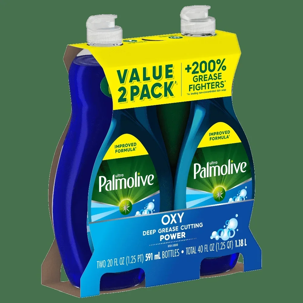 

Ultra Oxy Liquid Dish Soap Power Degreaser 2 Pack 200 Percent More Grease Fighters Tough on Grease Soft on Hands Versatile