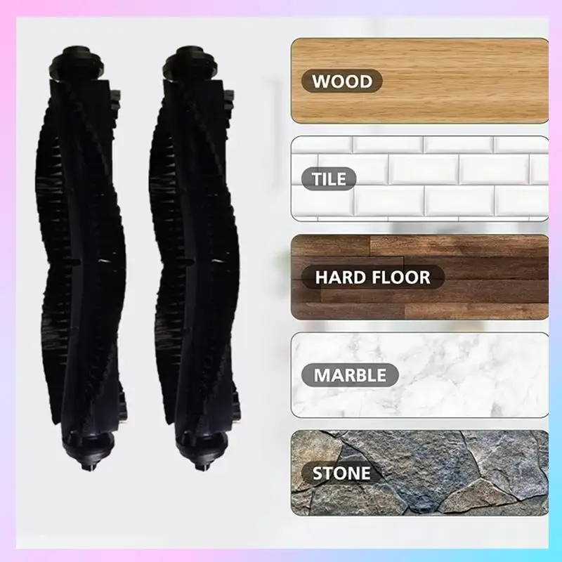 ABRG-مكنسة كهربائية روبوتية فرشاة دوارة فرشاة جانبية فلتر HEPA قطع غيار لتيفال روينتا X-Plorer Serie 75 RG7687 RR7