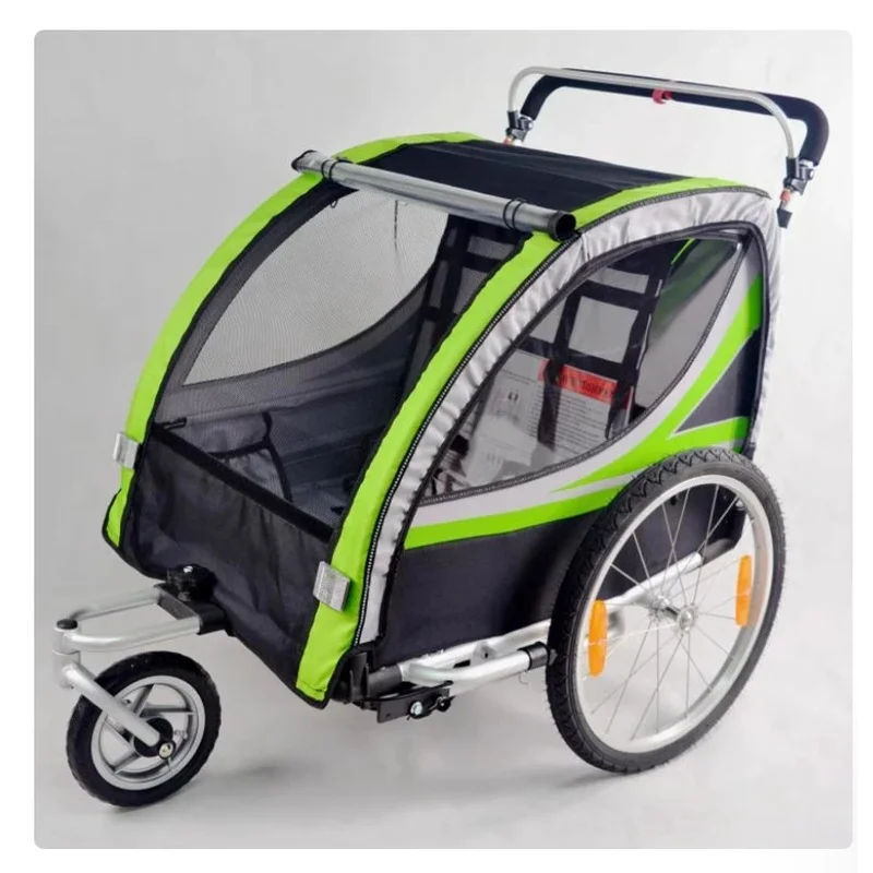 

(Sea shipping) hot sale 2 Seat Kids Bike Trailer & Stroller