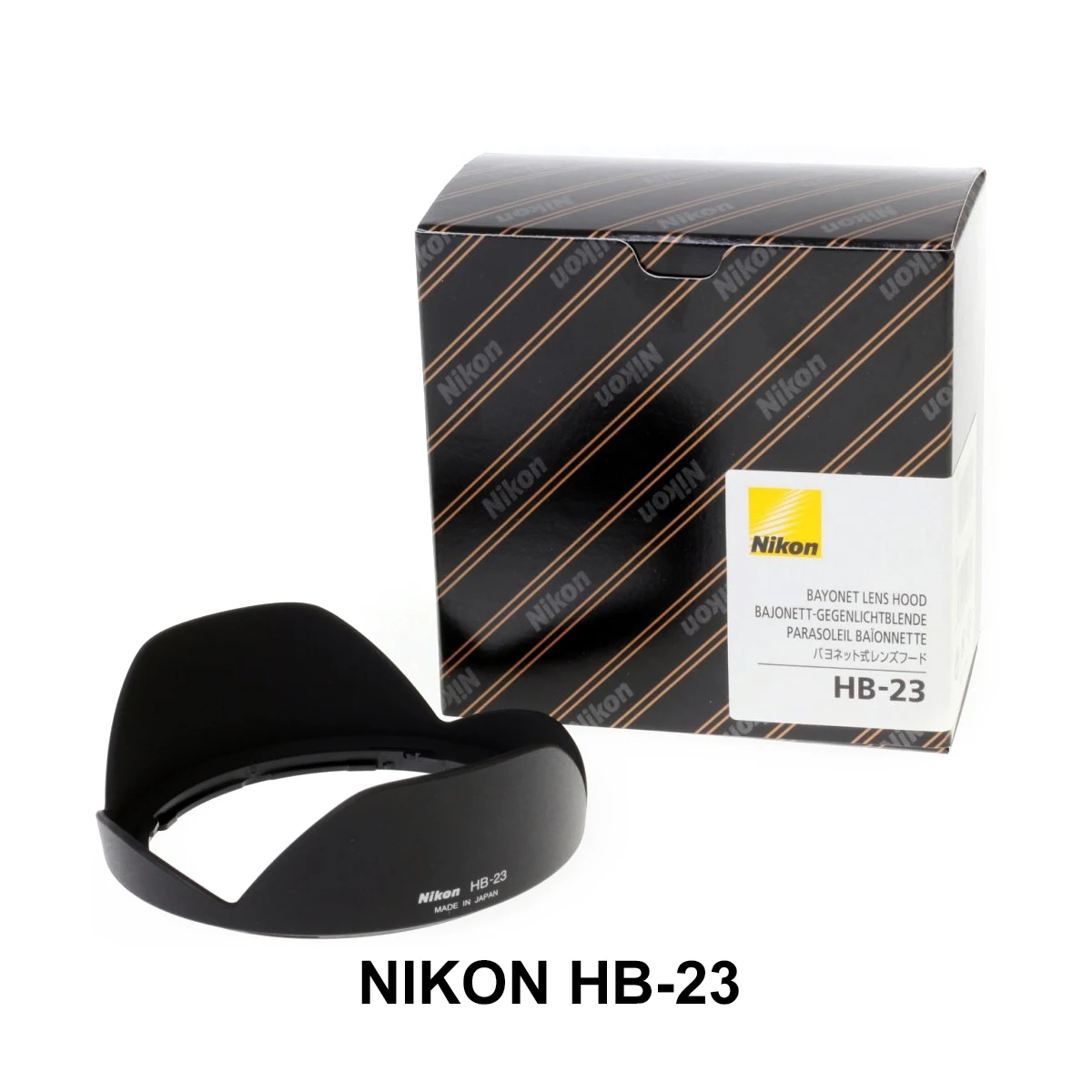 Original Lens Hood Nikon HB-23 HB23 for AF-S 10-24mm 12-24 16-35 17-35 F2.8D AF 18-35 F3.5-4.5D 77mm Caliber Camera Accessories