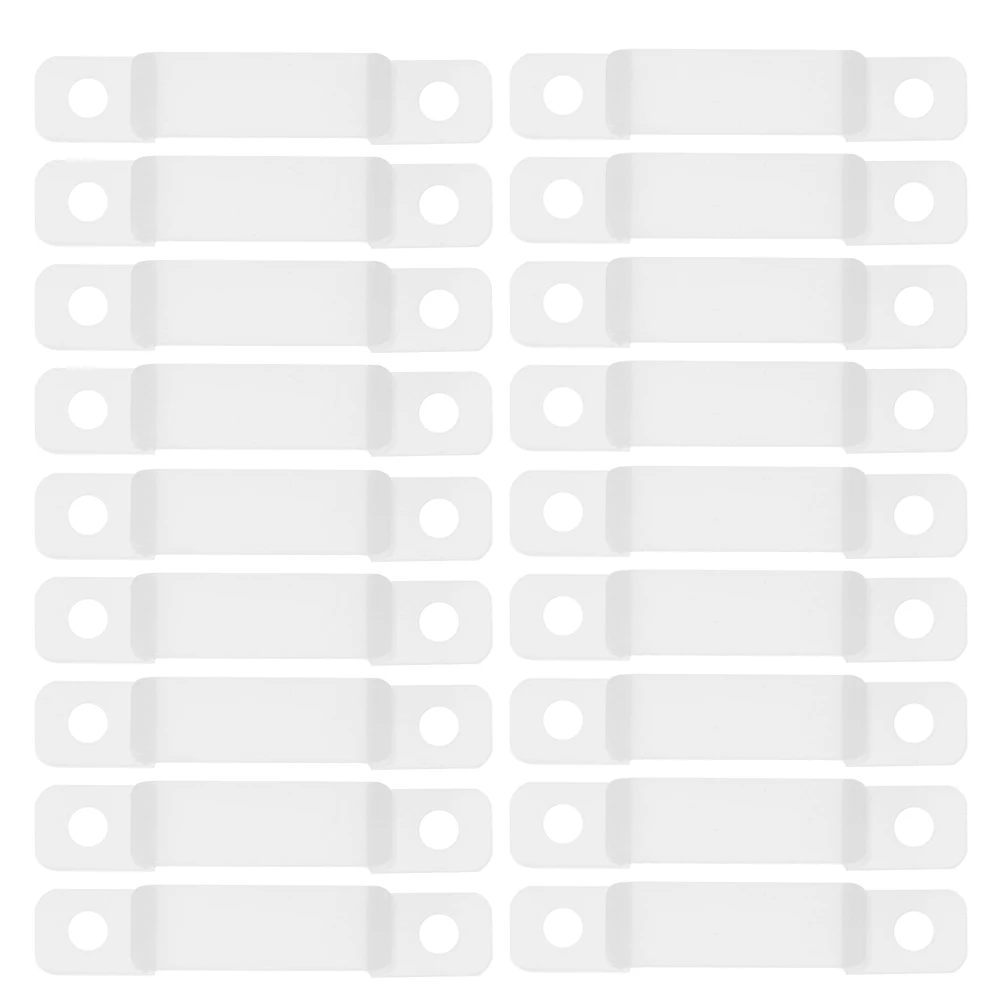 

100Pcs LED Light Strip Clips Easy Install Firm Hold Transparent Durable Lighting Accessories for Indoor Outdoor Use