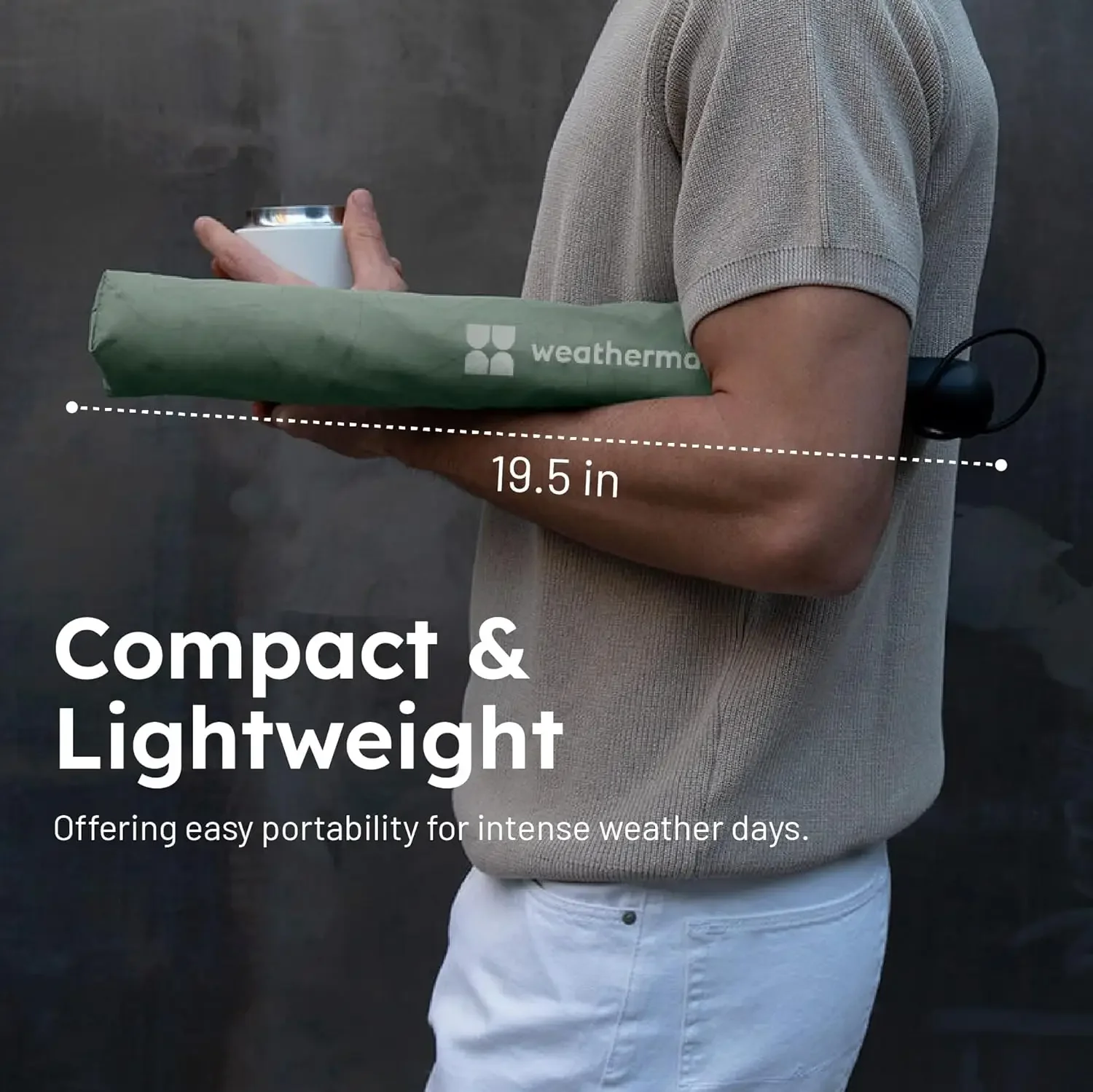 Premium Collapsible Travel Umbrella - Windproof, Compact, Easy Auto Open - Resists Up to 55 MPH Winds - Perfect for Rain