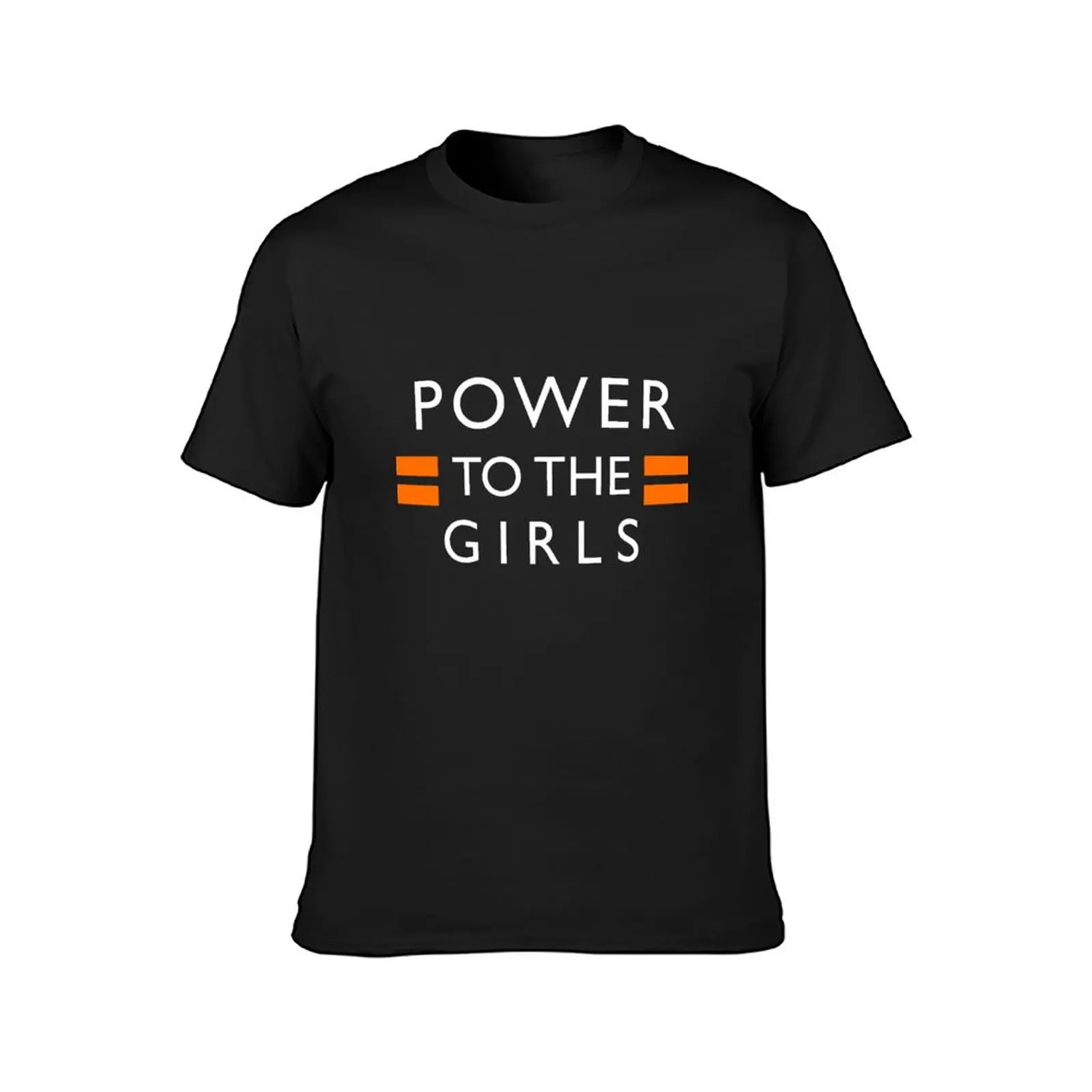 Power To The Girls T-Shirt quick-drying Short sleeve tee blacks anime clothes t shirts for men pack