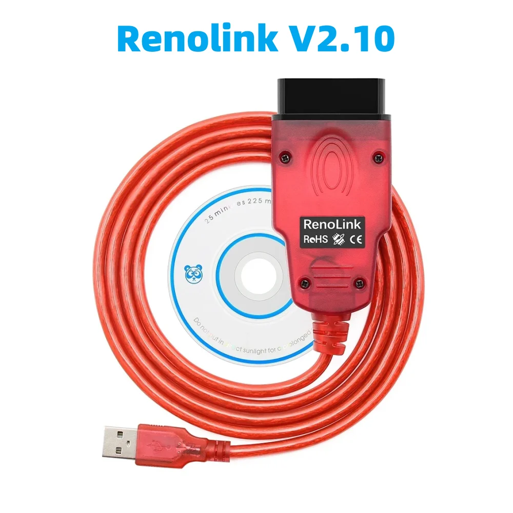 Picture 3: OBD2 ECU Programmer For Renolink V2.10 OBDII Car Diagnostic Tool For Renault Air-bag Reset ECM UCH Key Coding Programming Tool