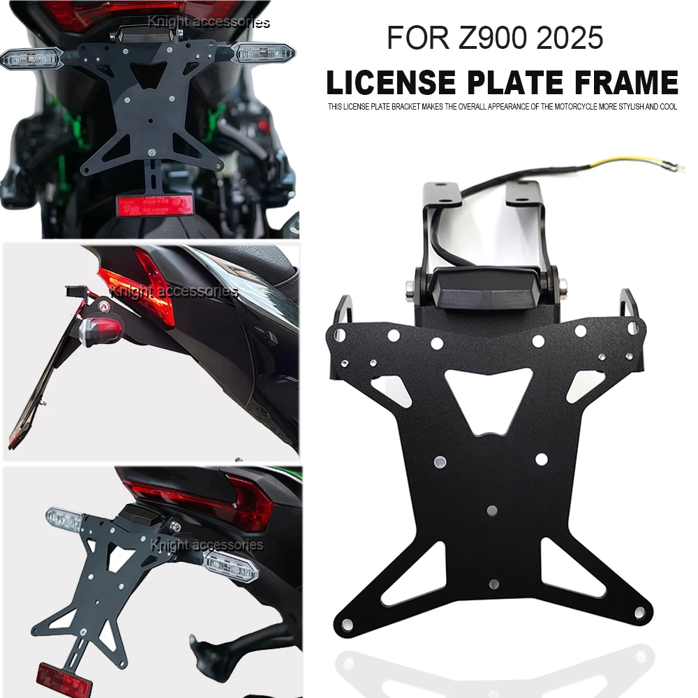 

For Z900 Z 900 z900 2025 Motorcycle Short Rear License Plate Bracket Kit Z900
