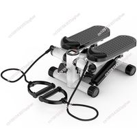 Steppers for Exercise, Mini Stair Under Desk Bike Pedal Exerciser with LCD Monitor & Resistance Bands Carpet