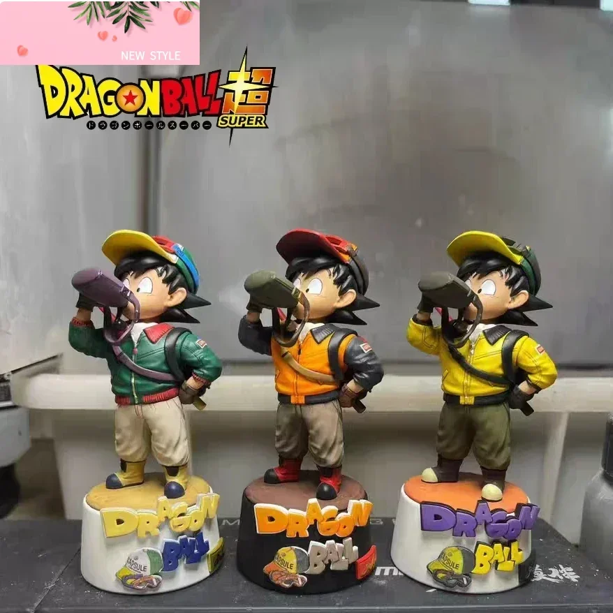 

10cm Dragon Ball Cartoon Character Drinking Water Little Goku PVC Action Figure Model Statue Collection Decoration Toys Gift