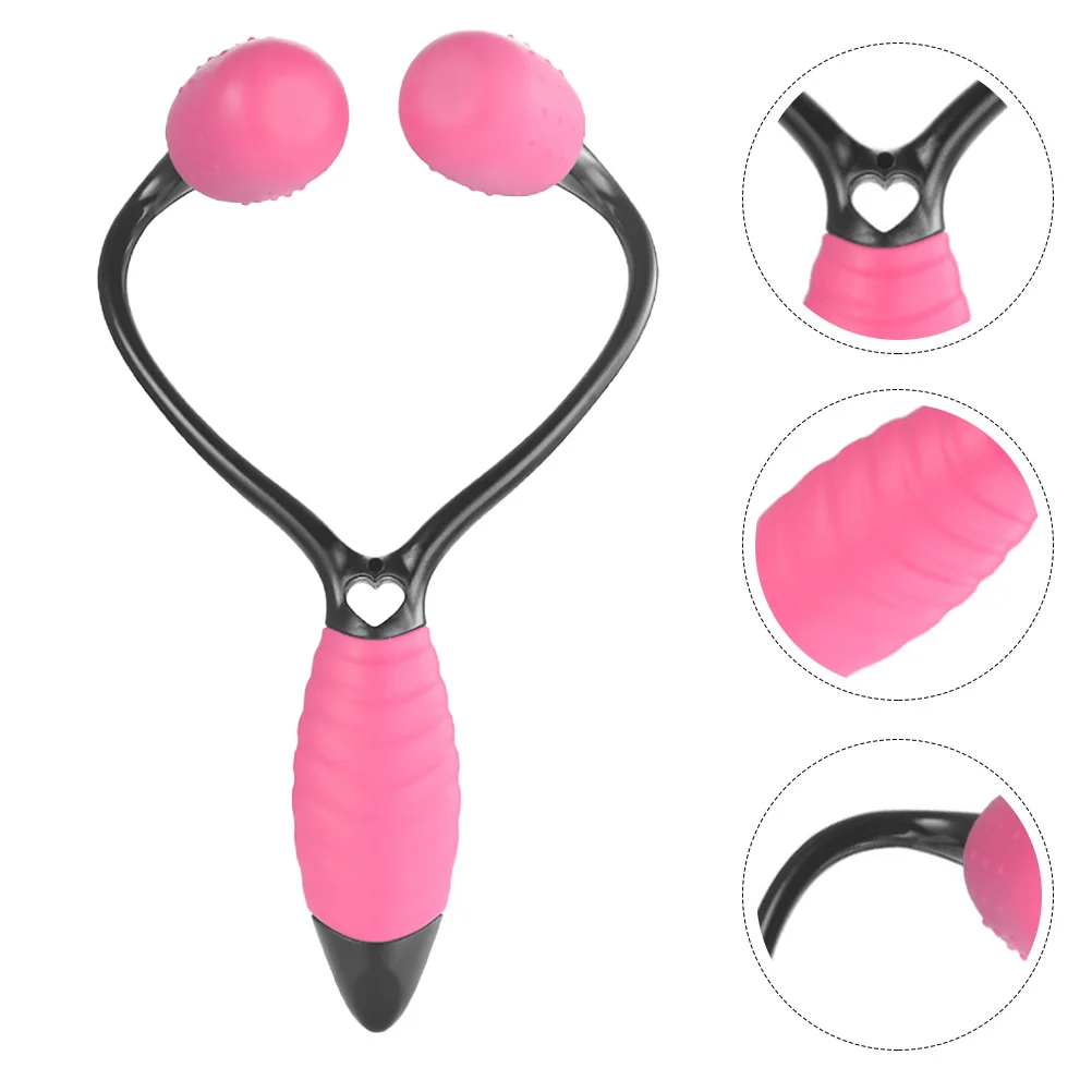 Rosy Black ABS Gesichtsroller, Massagegerät, bequemer Griff, Anti-Aging-Gesichtsmassagegerät, Hautpflege-Roller für glatte Haut