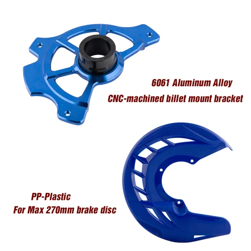 Imagen 2 del producto Cubierta protectora de disco de freno delantero para motocicleta, 20 22mm, para Yamaha YZ WR YZF 125 250 450 YZ125 YZ250 YZ125X YZ250F YZ450F WR250F WR450F