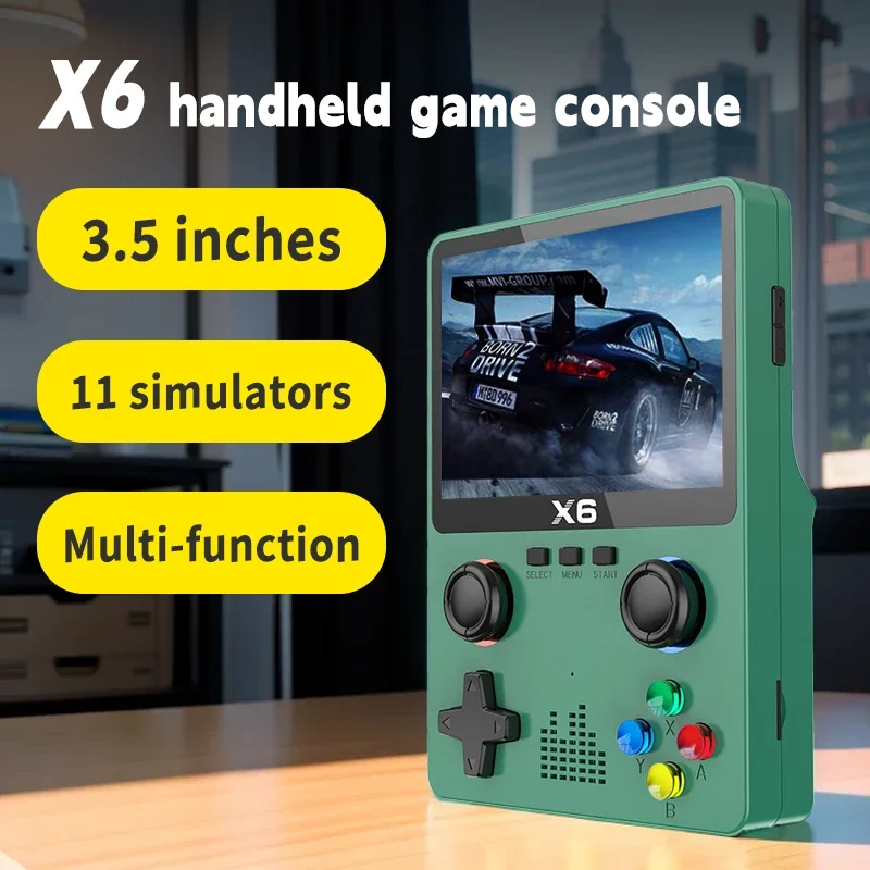 Get Your Game On-The-Go X6 Retro Portable Console 128G Memory 3.5