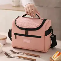 Bolsa aislante de mano de gran capacidad, fiambrera multiusos, bolsas para pícnic al aire libre, Camping, bolsa de almacenamiento Bento portátil