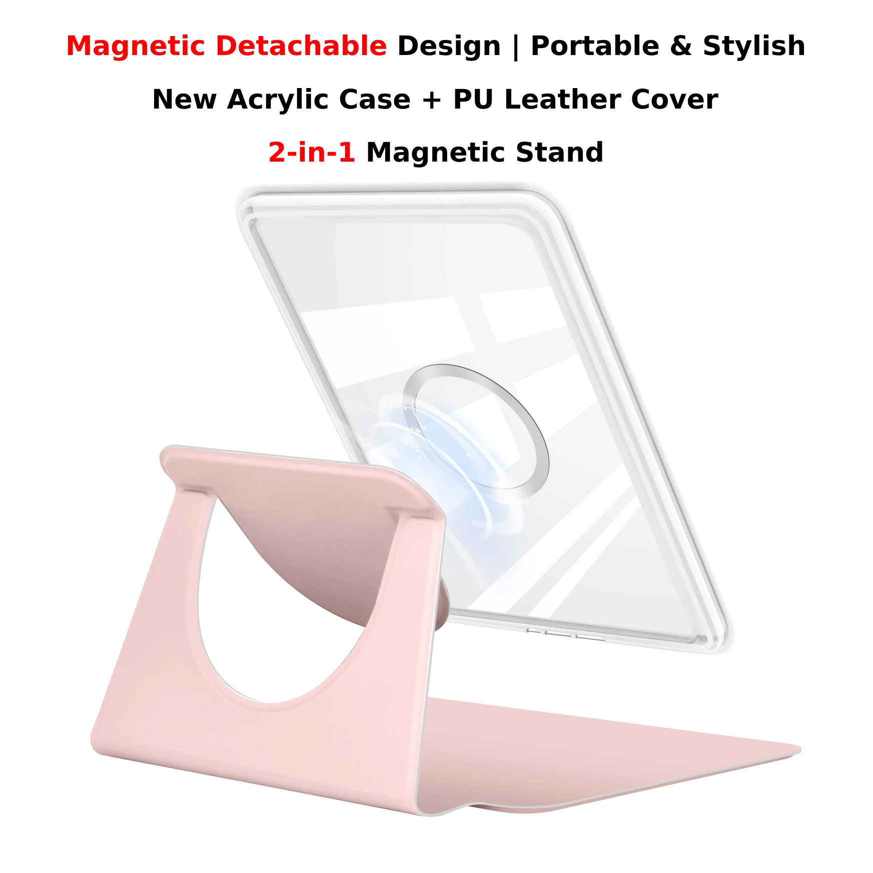 For Kindle Paperwhite 12th Gen Case Colorsoft Signature Edition 7" 2024 360° Rotation 2-in-1 Magnetic Detachable Stand SA568B