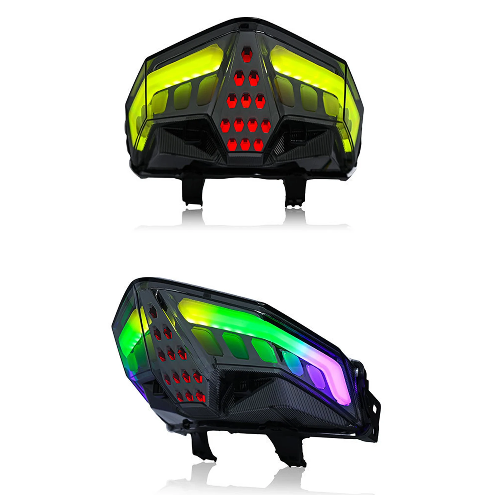 مصباح ضوء فرامل الدراجة النارية مع استبدال إشارات الانعطاف LED لياماها انقر 150 #4