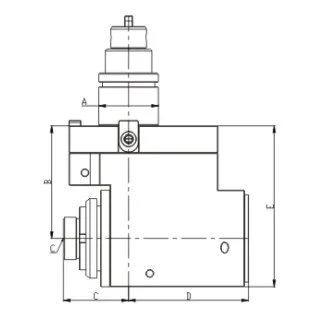 POWER WELL Lathe Cutterbed BMT CNC Turret Lathe Tool Holder Boring Tool Holder Stable