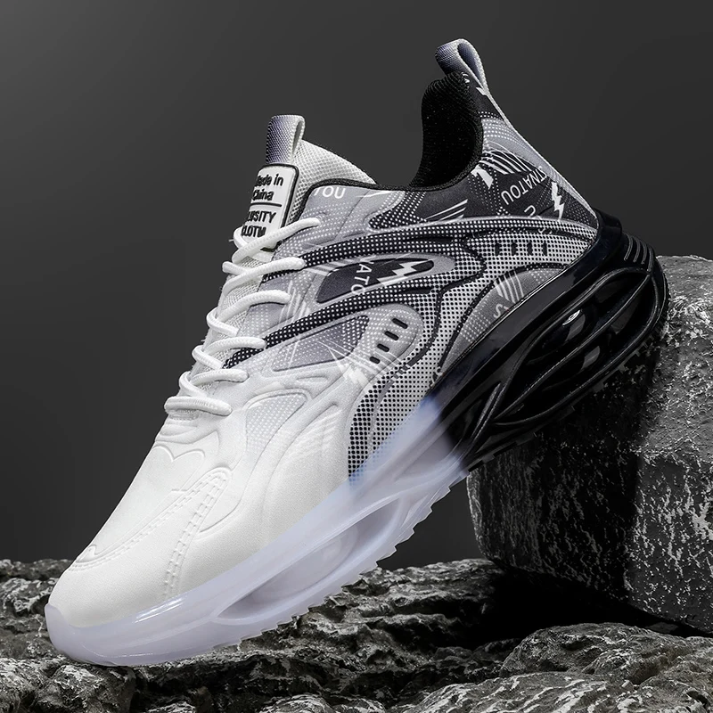 حذاء الجري MAEDEF للرجال خفيف الوزن وغير قابل للانزلاق، حذاء رياضي مريح للتمرين للرجال، حذاء مشي للتدريب، حذاء رياضي