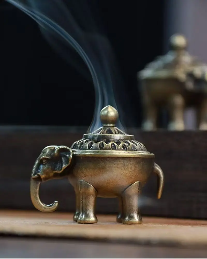 Small Incense Burner Indoor Tea Ceremony Incense Burner Decoration Xiangyun Plate Incense Burner