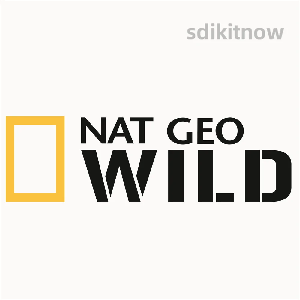 جديد NAT GEO WILD National Geography ملصقات السيارات النافذة الخلفية الزجاج الأمامي سكيت دراجة نارية الشارات