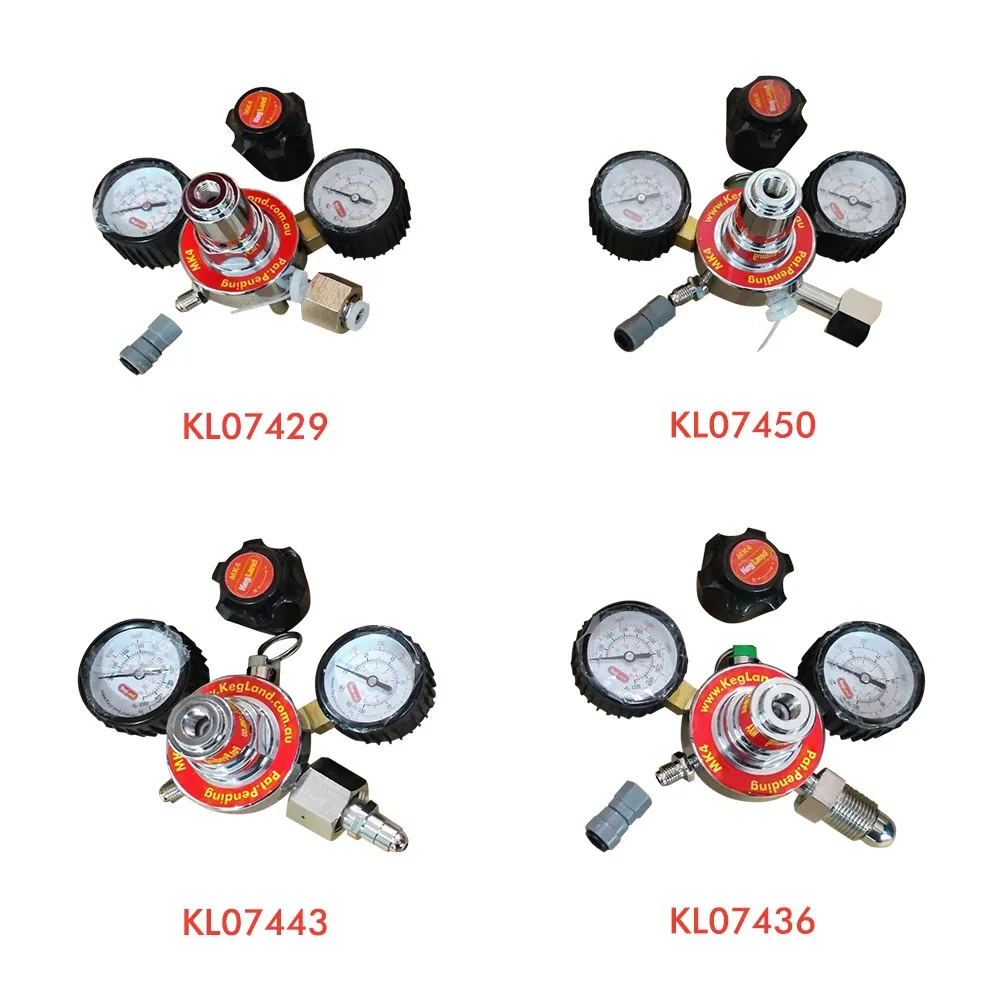 KegLand MK4 - Pressure Regulator Type 30,Type 10,Type 50,CGA320 Reducing Gauge Beer Craft Brewing