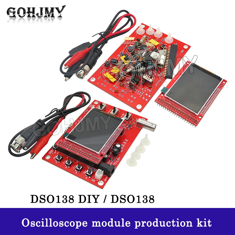 DSO138 Digital Oscilloscope Module Production Kit/Finished Electronic Teaching and Training Competition Kit