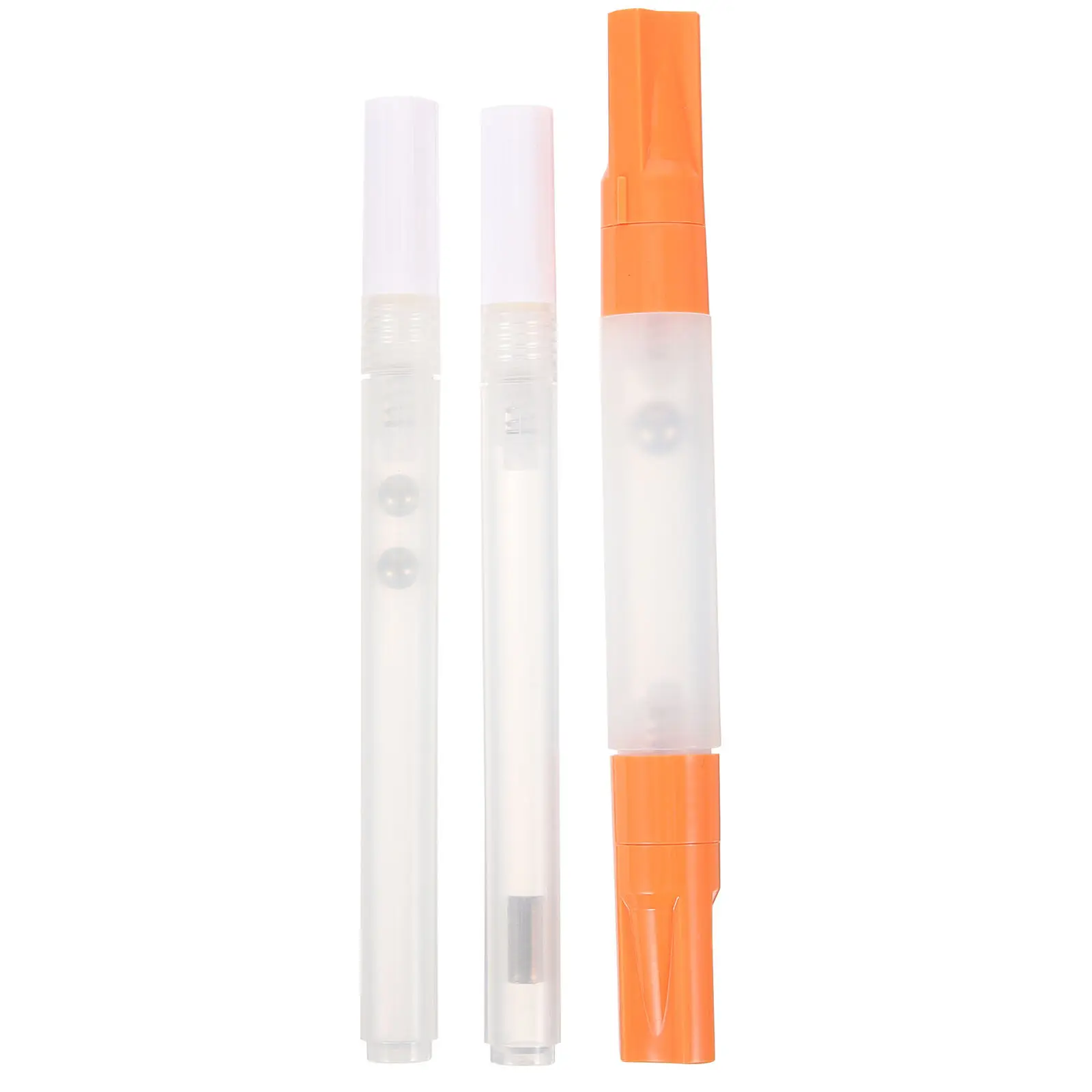 

3Pcs Refillable Paint Pens Empty Graffiti Markers for Drawing Writing Artwork Office Classroom Home Use Sturdy Leakproof Design