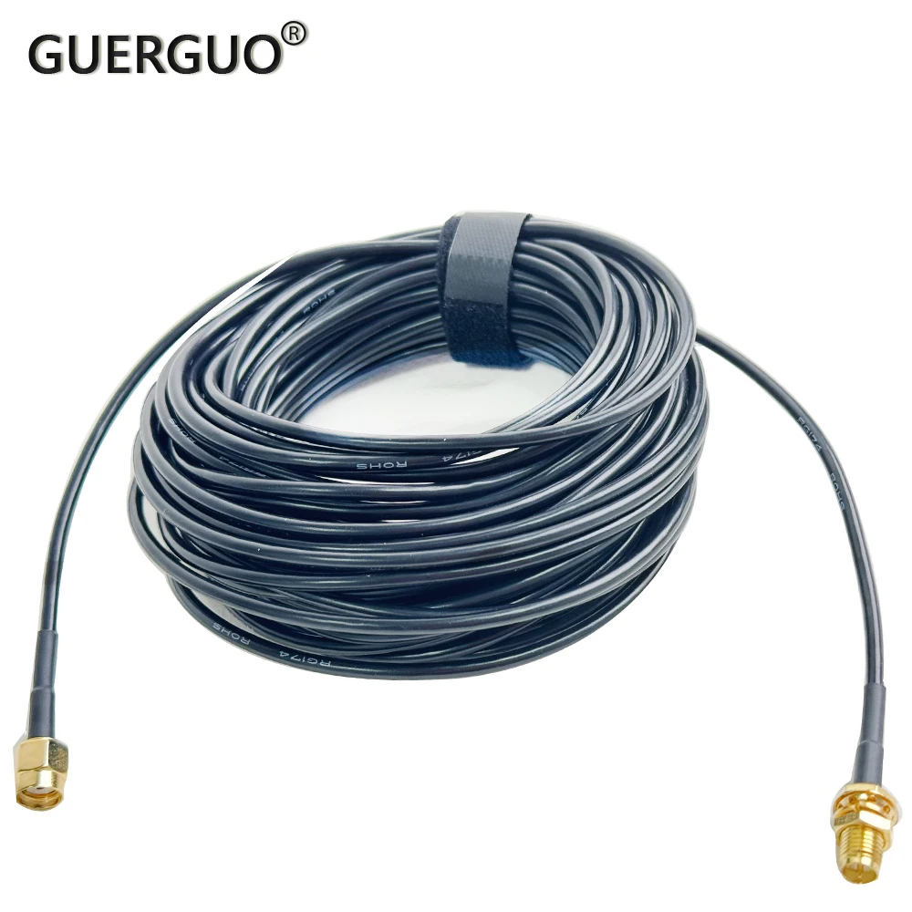 1PC WIFI Antenna Extension Cable RF Coaxial RG174 Cable SMA Male Plug to SMA Female Jack Straight Right Angle Pigtail Adapter