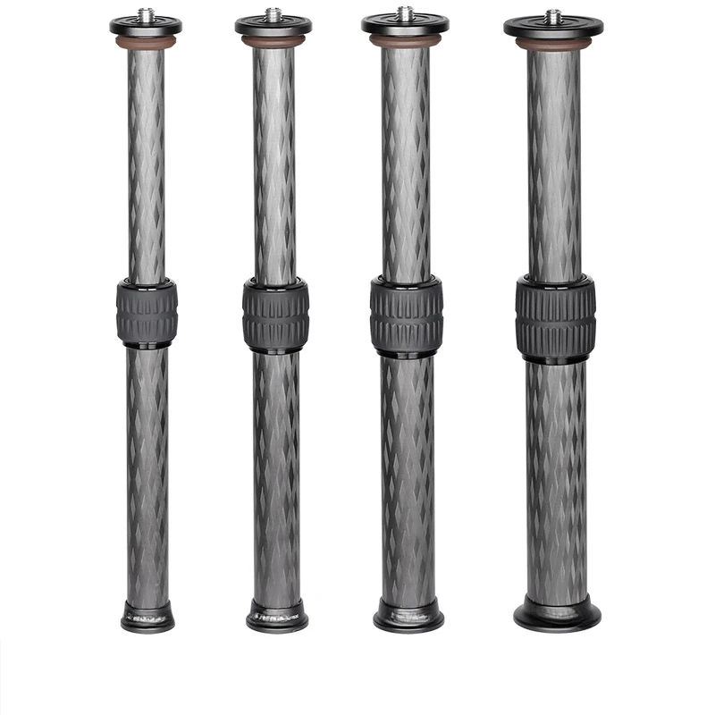 

DC-222C DC-282C Carbon Fiber Mid Axis 2-Section Scalable Tripod with High Axis Extension Rod