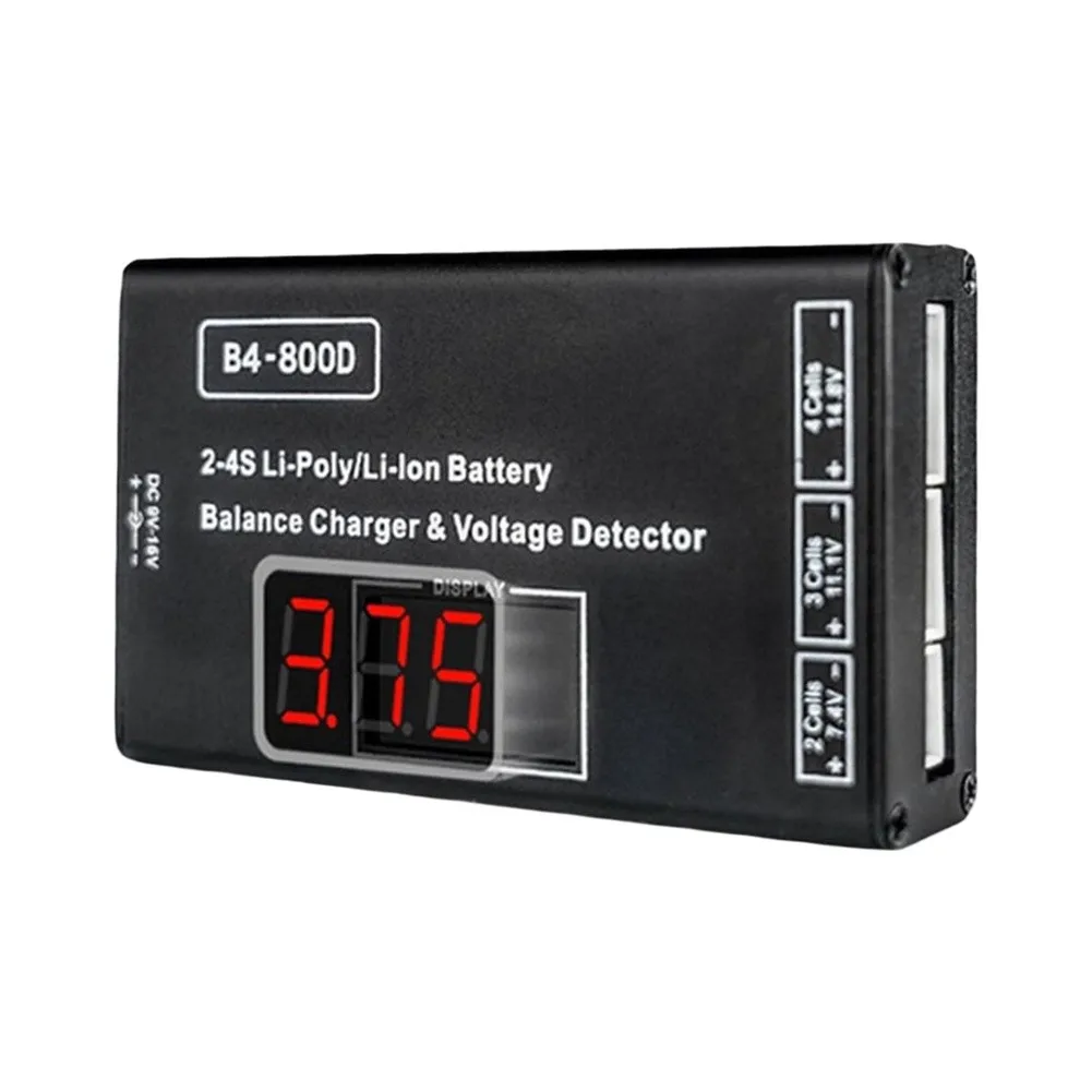 For Versatile For LiPo Balance For Charger With Voltage Meter For RC Car Model Flyer 7.4V 11.1V 14.8V Battery Charging