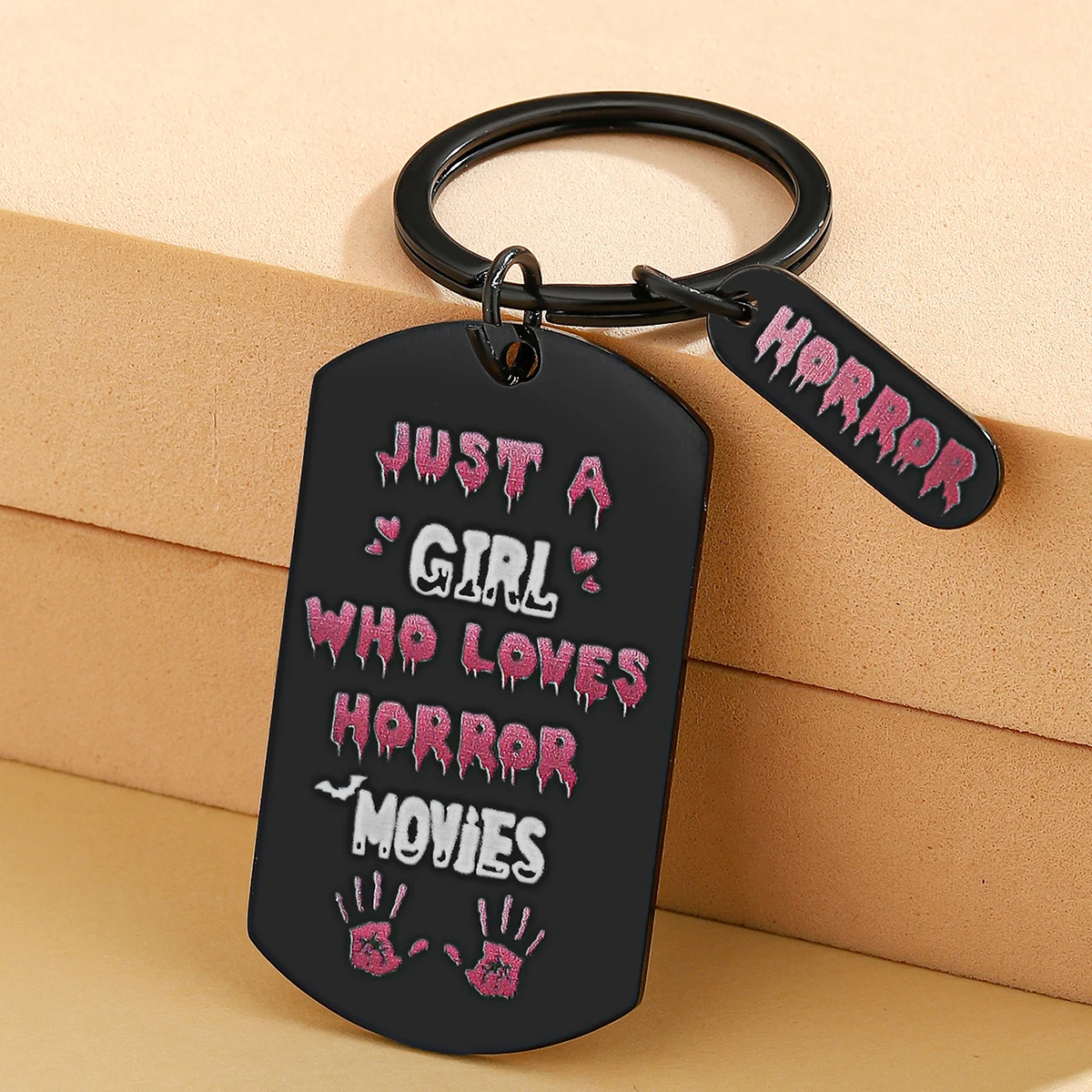 هدية لمحبي فيلم الرعب لفيلم الرعب، عشاق الأفلام المخيفة، الممثلين، هدايا المسرح، سلسلة مفاتيح قوطية