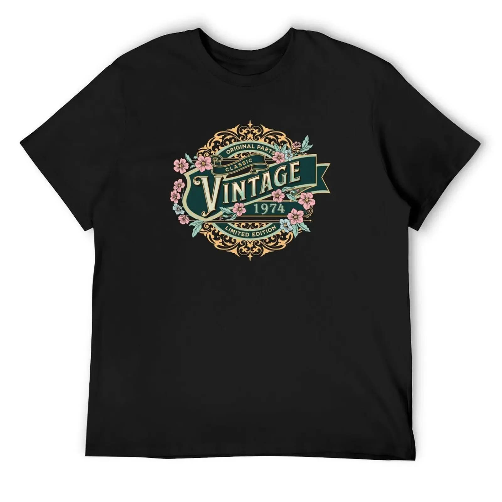 

Vintage 1974 T-Shirt aesthetic clothes anime clothes plain cute tops t shirts men