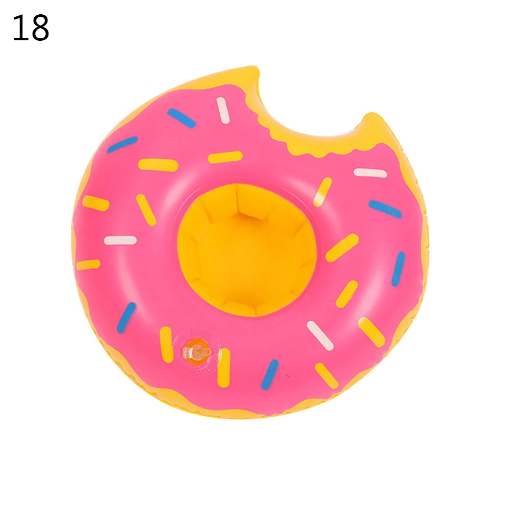 1Pcs Float Toy Bar Coasters Pool Floaties Inflatable Drink Holders Drink Floats Swimming Pool Float Inflatable Cup Coasters
