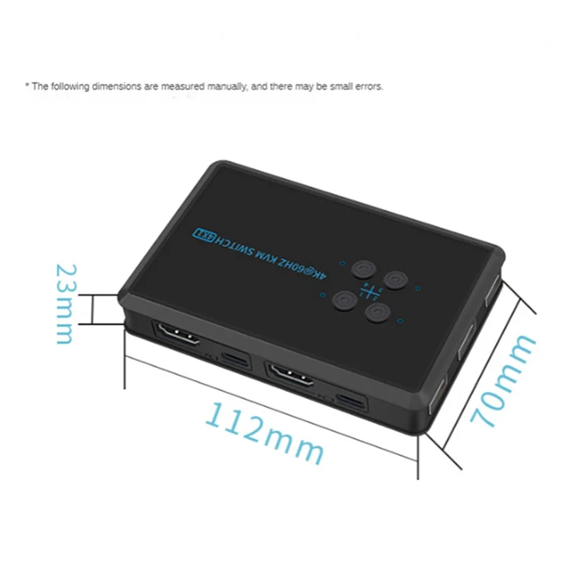 A19E-أجزاء المضيف 4 منافذ-متوافق مع KVM Switch 4K USB KVM Switcher 4 في 1 Out Hot Share USB للوحة مفاتيح الماوس لـ Win7 Win10