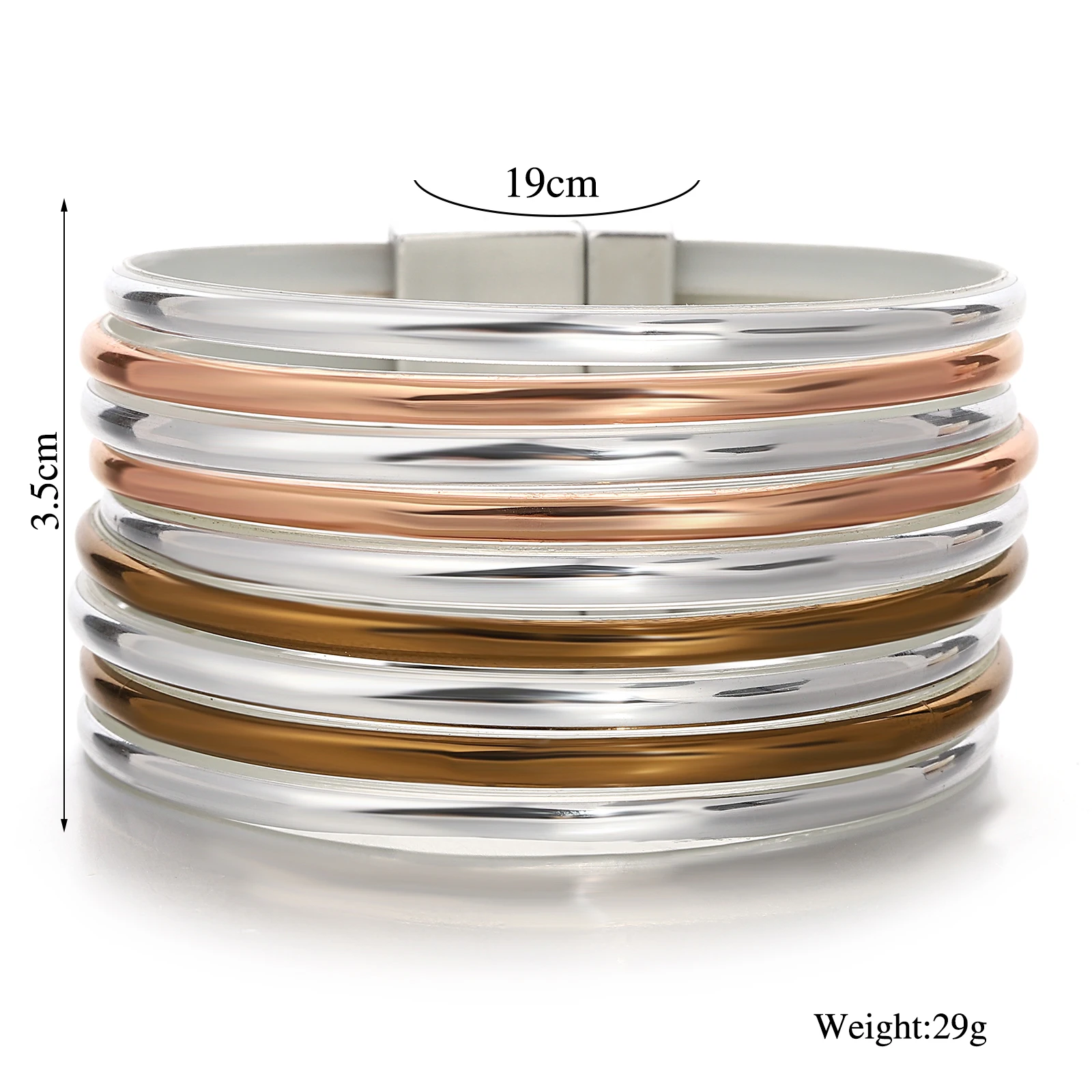 Amorcome Fashion Simple Multilayer Leather Bracelets for Women Men Vintage Minimalist Slim Strips Wrap Bracelet Party Jewelry