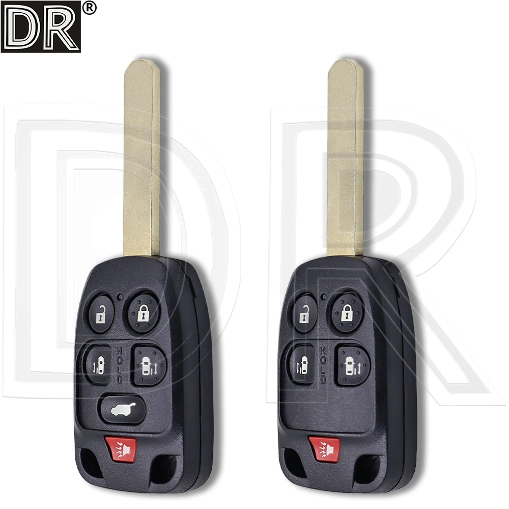 

Great Replacement 5/6 Button Car Key Shell Case Housing For Honda Elysion Odyssey 2011 2012 2013 2014