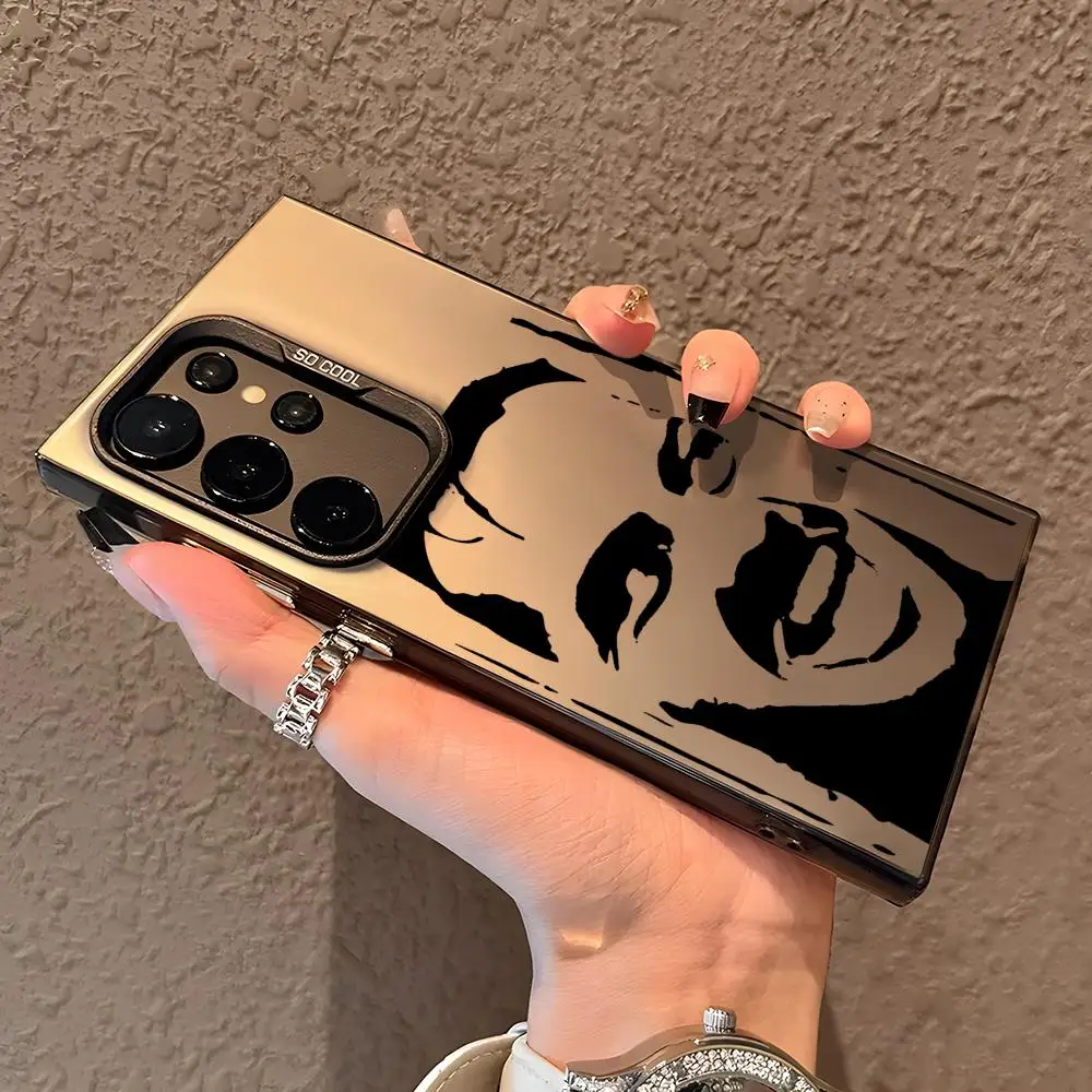 Horro Movie S-Shining Phone Case For Samsung Galaxy S25 Edge S24 S23 S22 S21 S20 Ultra Funda Silicone Silver Cover