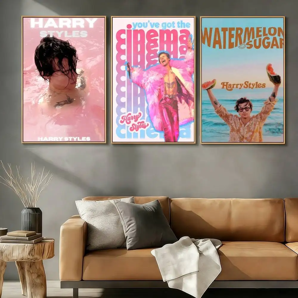 Singer H-HarryS S-StylesS CP Poster Stickers Art Print Retro Artistic Wall Decor HD Living Room Bedroom Home Decor Unique Gift