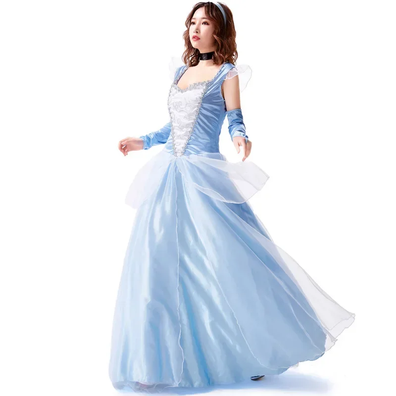 Halloween Aschenputtel Kostüm Sexy Prinzessin Schneewittchen Fantasia Kostüm für Erwachsene Frauen Cosplay Kostüme