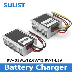 9-35V için 13.8V 12.6V 14.5V 5A-25A 12V lityum pil şarj cihazı çift akü sistemi Boost adım-aşağı DC kurşun asit pil şarj cihazı