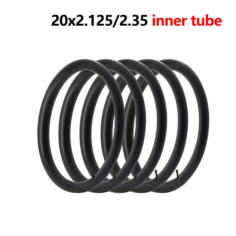 NEW Bicycle 20x2.125/2.35 Cycling Rubber Inner Tube 20 Inch Folding Bicycle E-Bike Wheel Tyres Parts